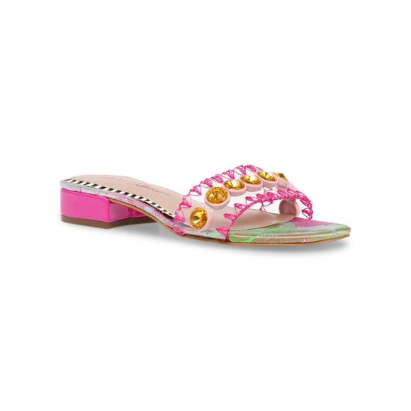 Betsey Johnson Aida Platform Sandal in Pink | Lyst
